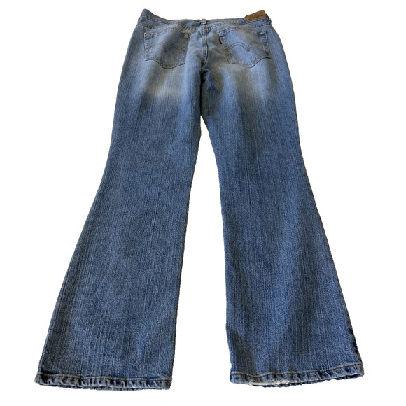 Levi's 515 Jeans Women's Boot Cut Size 8M Medium Wash Denim Boho Wester - Picture 2 of 9